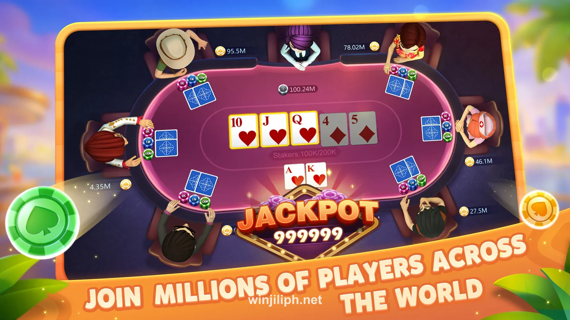 WinJili Classic Slot Games Interface